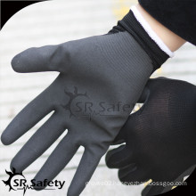 SRSAFTY seamless knitted liner colored nitrile gloves/Nitrile Working Glove/firm grip glove
